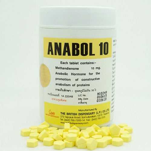 ANABOL 10MG | METHANDIENONE | BRITISH DISPENSARY
