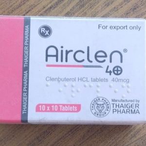 CLENBUTEROL | AIRCLEN 40MCG X 100 TABS | THAIGER PHARMA