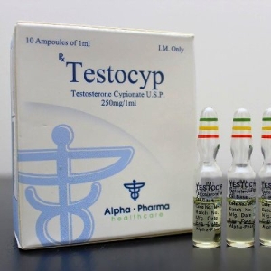 TEST CYPIONATE | TESTOCYP 250MG/ML X 1ML X 10 AMPS | ALPHA PHARMA HEALTHCARE